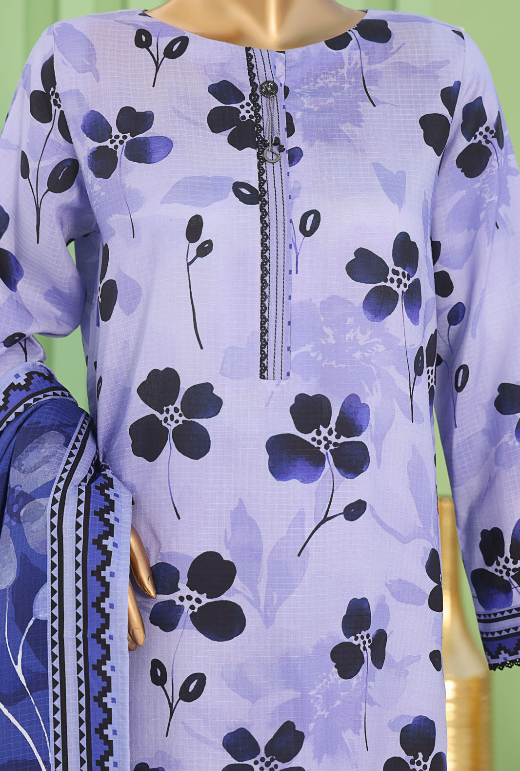 Vogue By HZ Textiles Printed Viscose Suit Unstitched 3 Piece Winter Collection 2025 D-04