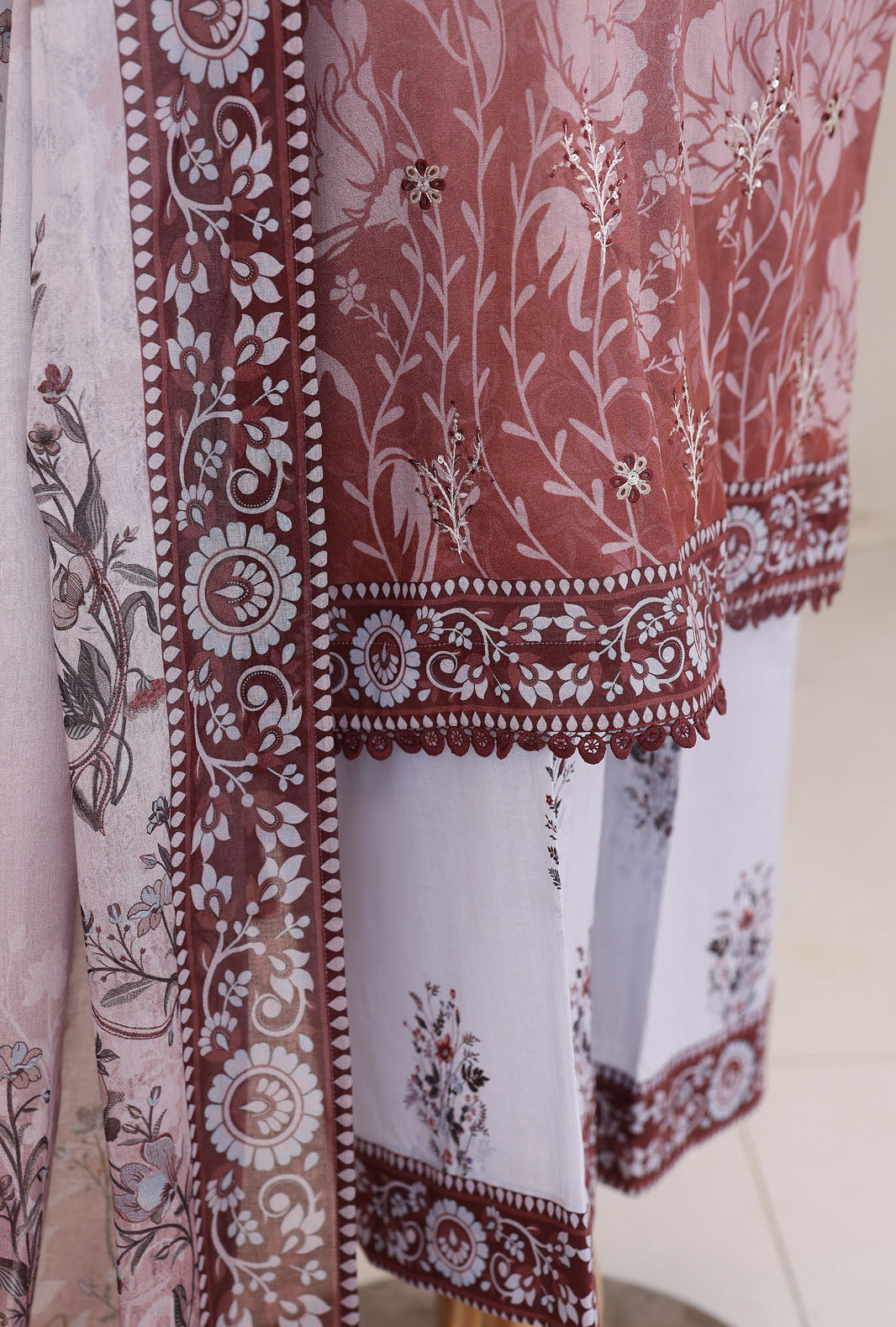 Virsa by HZ Textiles Embroidered Lawn Unstitched 3Piece Collection 2026 D#-01
