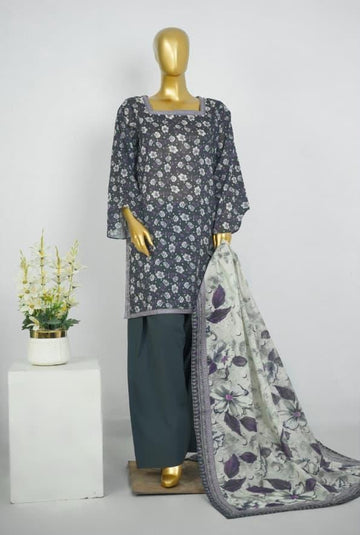 BIN SAEED Luxury Lawn Printed With Farshi Shalwar 3Piece Stitched COLLECTION 2026 D-#19