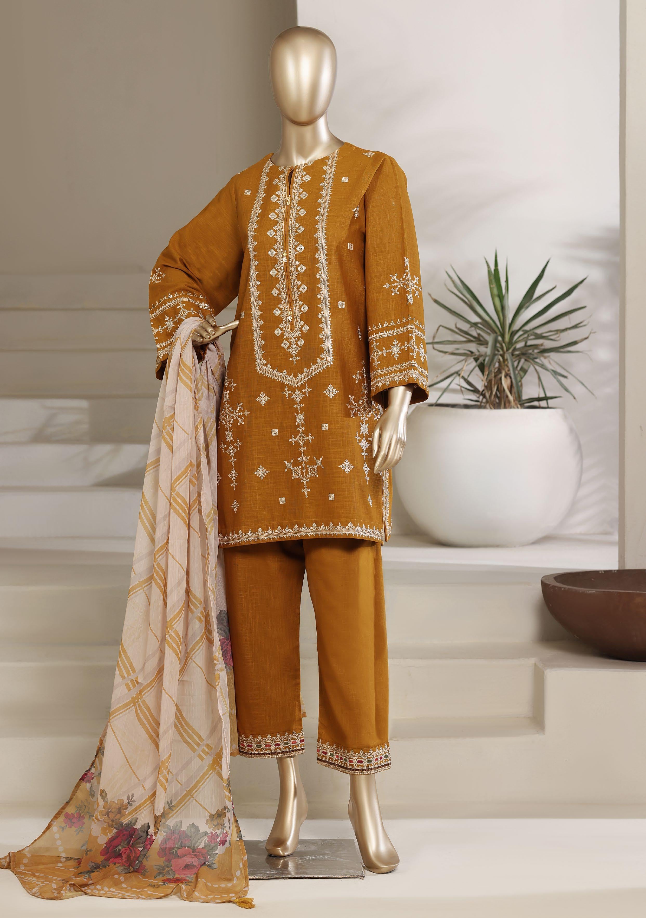 Sadabahar Festive Luxury Lawn Cotton Embroidery 3Piece Stitched COLLECTION 2026. D-02
