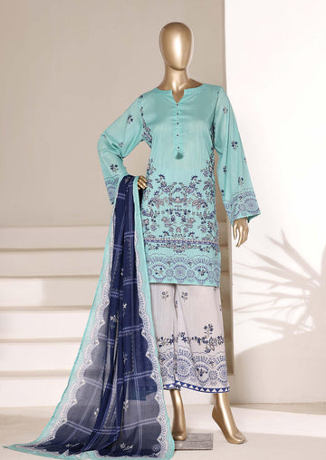 Sadabahar Lawn Printed Short Length Vol-01 3Piece Stitched Collection 2026 D#-03