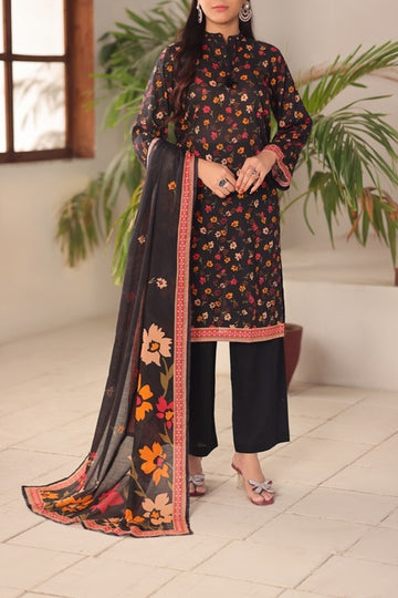 Aizal By Inaya Luxury Lawn Printed Vol-2 3Piece Stitched Collection 2026 AZIN-02