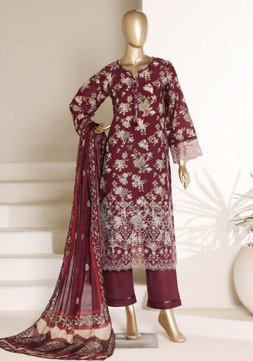 Sadabahar Luxury Amyrah Lawn With Digital Printed Lawn Dupatta 3Piece Stitched Eid Festive Edition Collection 2026. D#-05