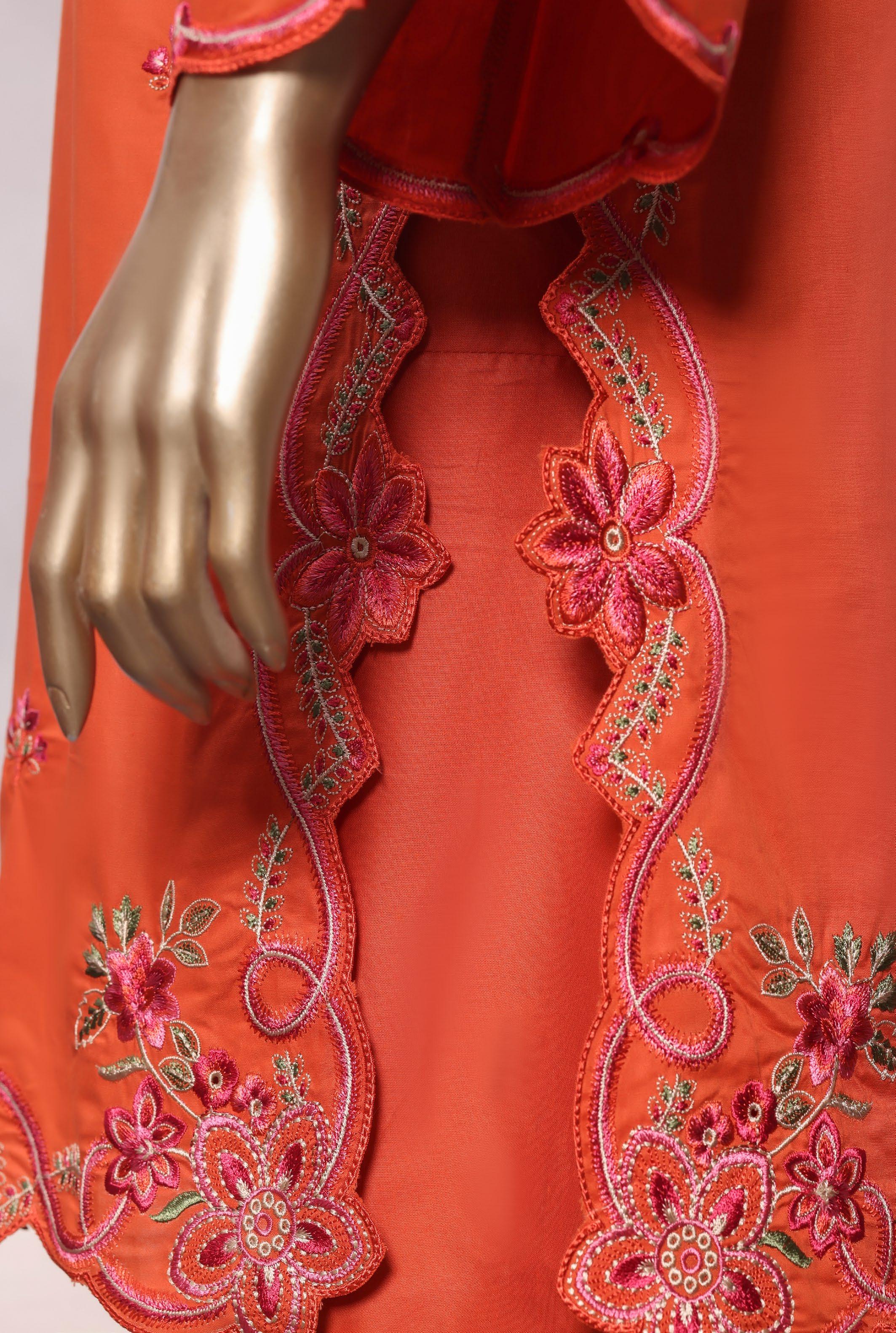 Sadabahar Luxury Eclair Solid Lawn Embroidery 3Piece Stitched Collection ECL-1018