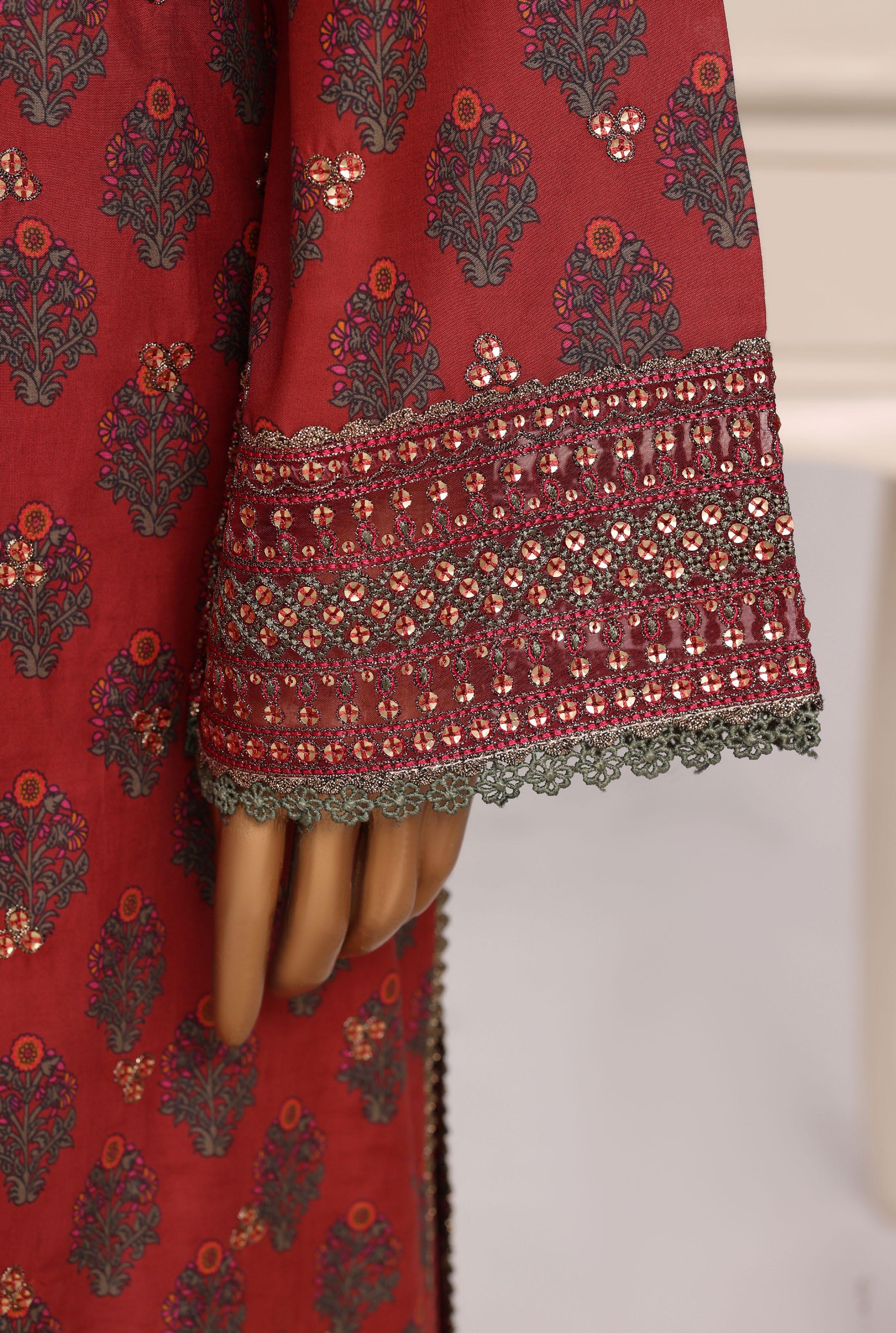 Sadabahar Luxury Regal Lawn With Digital Printed Lawn Dupatta 3Piece Stitched Festive Edition Collection 2026. D#-08