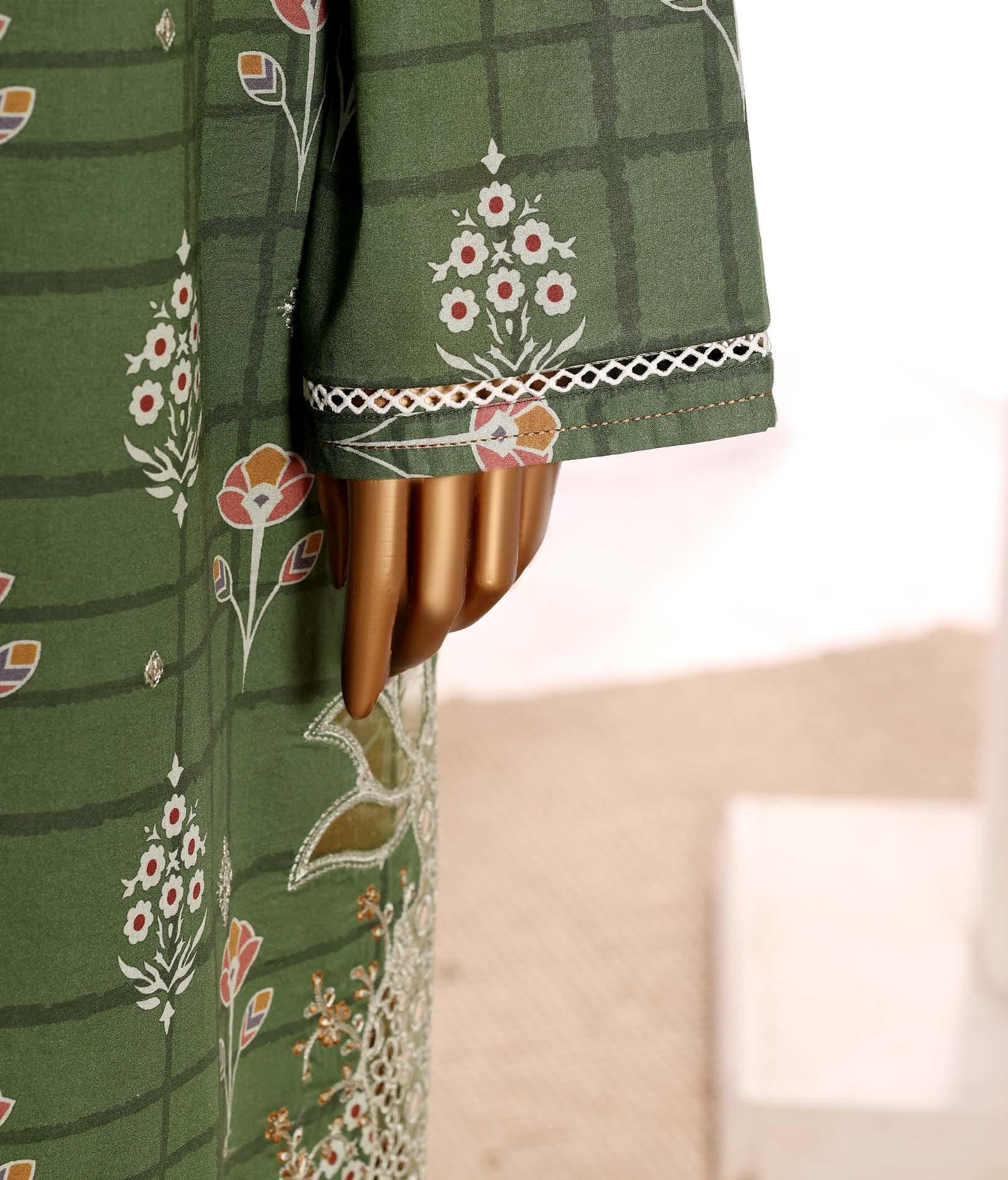 HZ °GULDOZI° Luxury Lawn Embroidery 3Piece Stitched Collection 2026 D#09