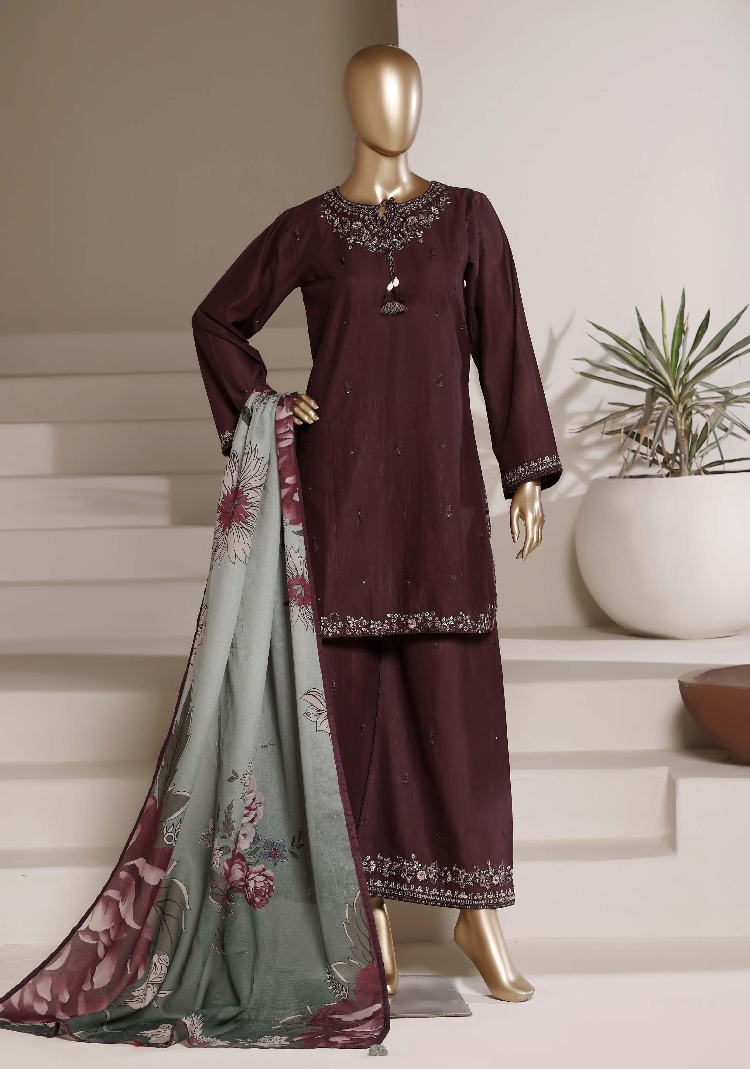 Sadabahar Luxury Eclair Solid  Textured Lawn Embroidery With Digital Printed Lawn Dupatta 3Piece Stitched Eid Festive Edition Collection 2026. D#-01