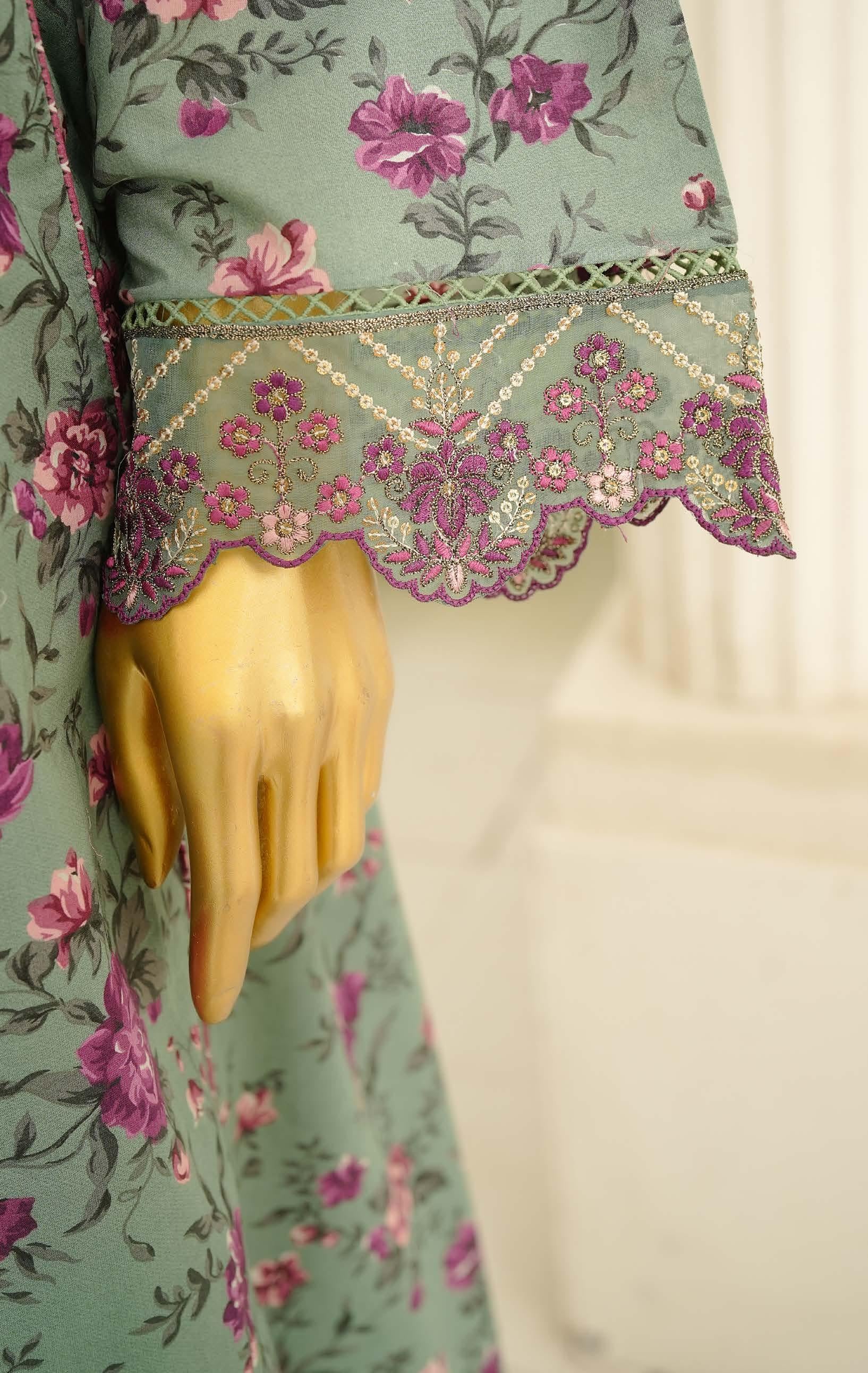 Bin Saeed Luxury Peplum Frock Style Embroidery 3Piece Stitched Vol-01 COLLECTION 2026. D#05