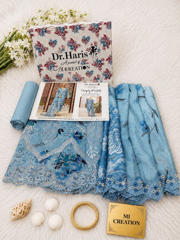 Simply Pastles By Dr Haris Mi Creation 3Piece Unstitched Collection 2026 D#-06