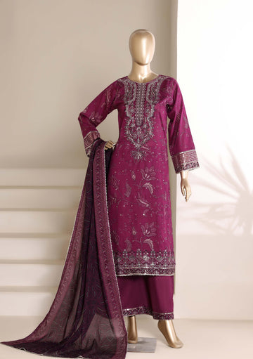 Sadabahar Luxury Regal Lawn With Digital Printed Lawn Dupatta 3Piece Stitched Eid Festive Edition Collection 2026. D#-04