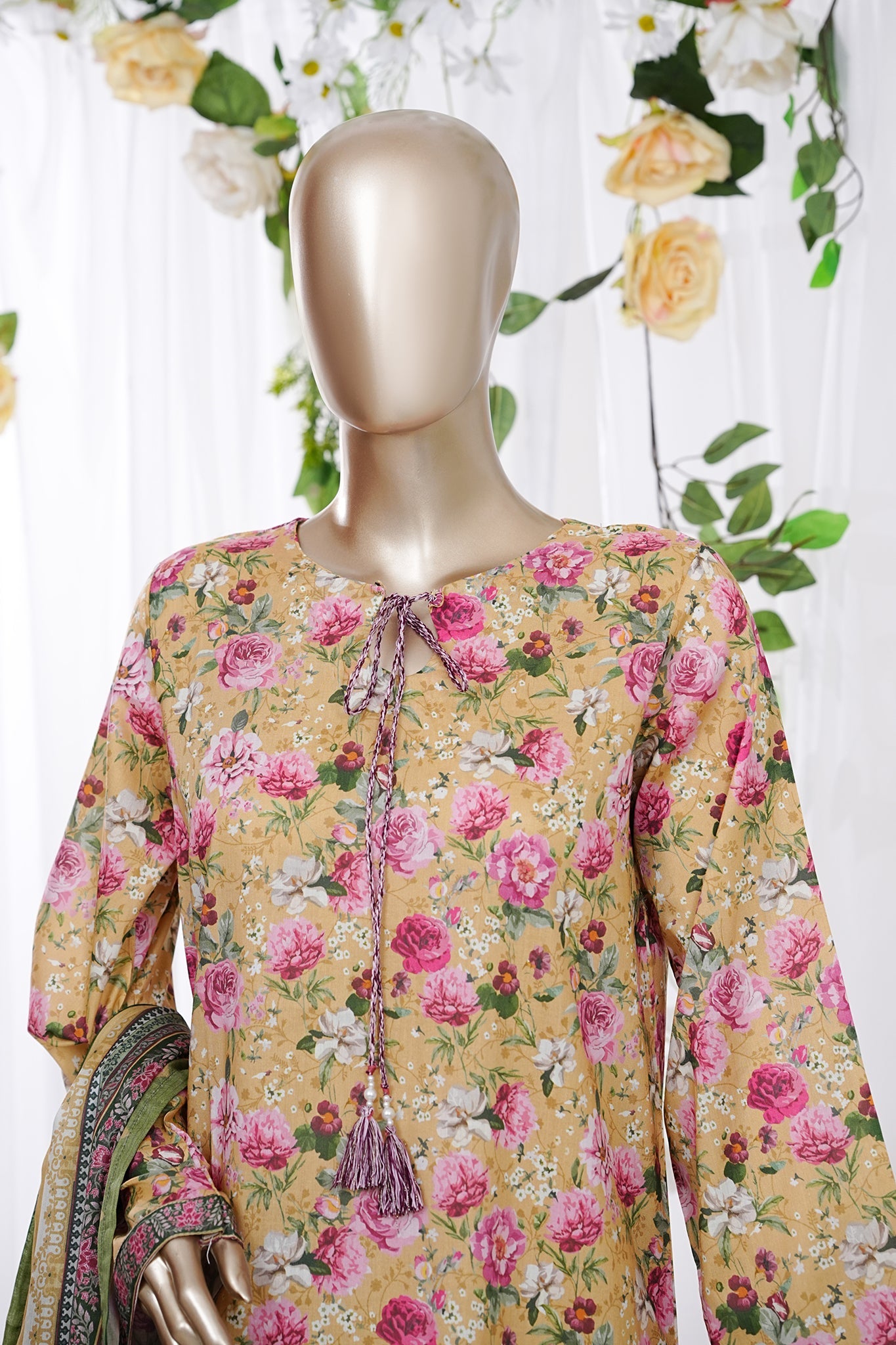 BIN SAEED Luxury Lawn Printed 3pcs Stitched Vol-18 3Piece Stitched COLLECTION 2026 D-#25