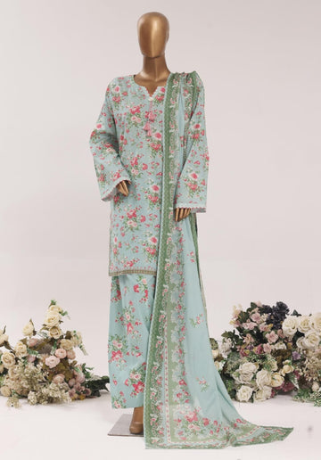BIN SAEED Luxury Lawn Printed With Farshi Shalwar 3Piece Stitched COLLECTION 2026 D-#23