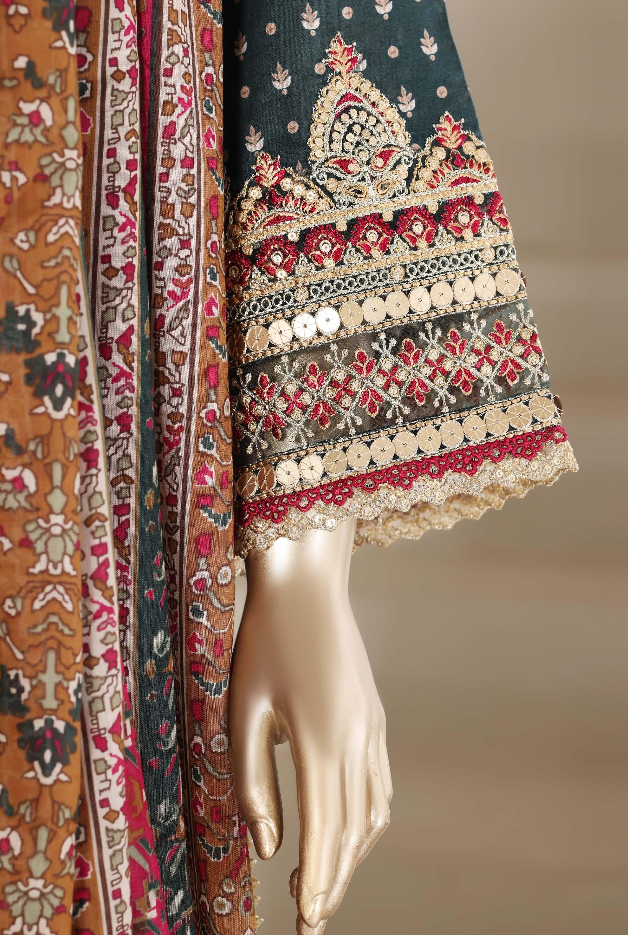 Sadabahar Luxury Regal Lawn With Digital Printed Lawn Dupatta 3Piece Stitched Eid Festive Edition Collection 2026. D#-05