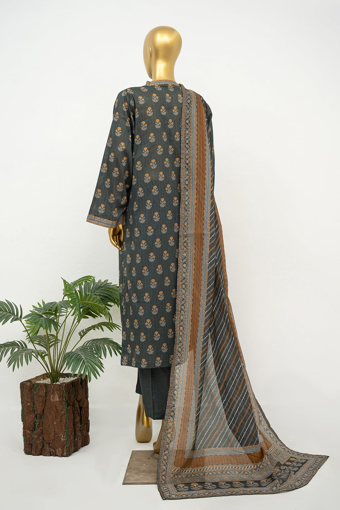 BIN SAEED Luxury Lawn Printed 3pcs Stitched Vol-30 3Piece Stitched COLLECTION 2026 D#-122