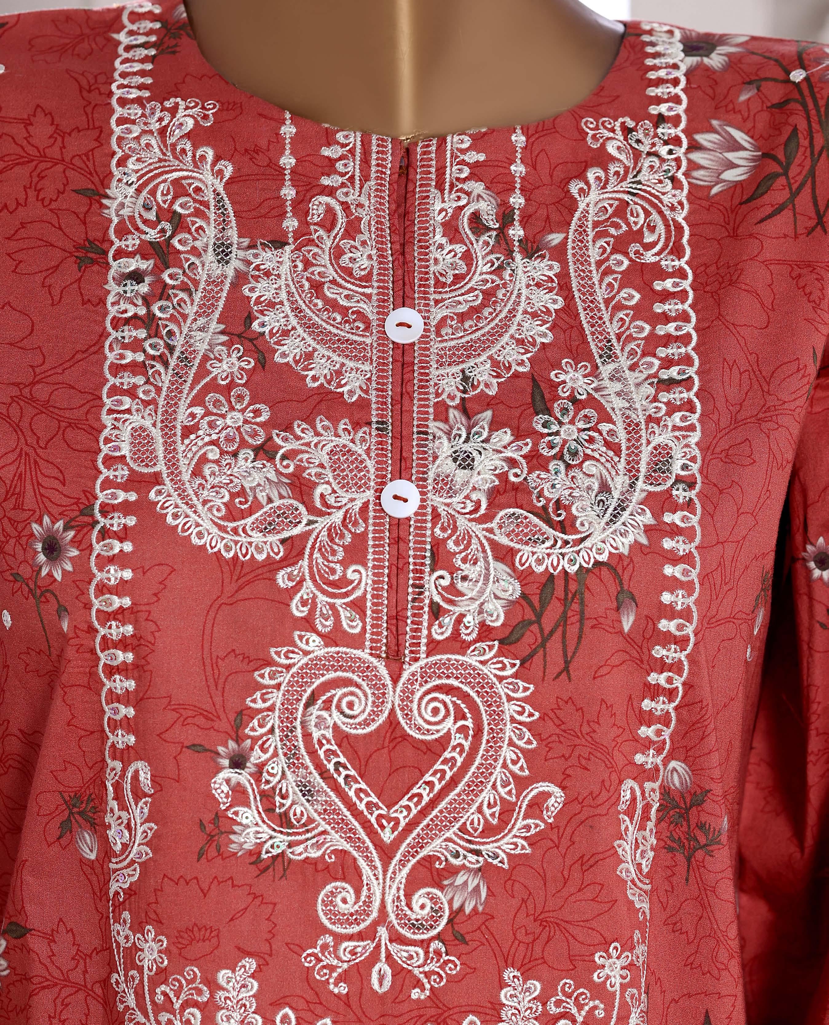 HZ °GULDOZI° Luxury Lawn Embroidery 3Piece Stitched Collection 2026 D#06