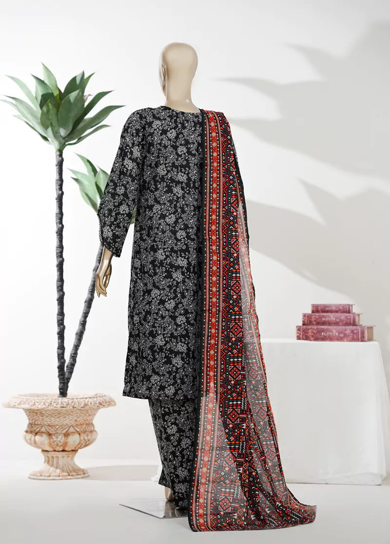 BIN SAEED Luxury Lawn Printed 3pcs Stitched Vol-18 3Piece Stitched COLLECTION 2026 D-03