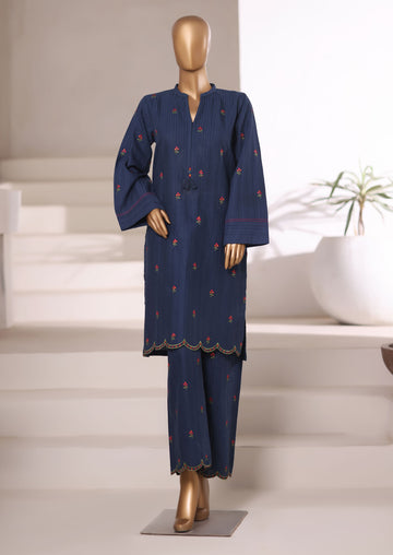 SADABAHAR Vybe Embroidered Set 2PlECE STITCHED COLLECTION 2025 D-405 N.Blue