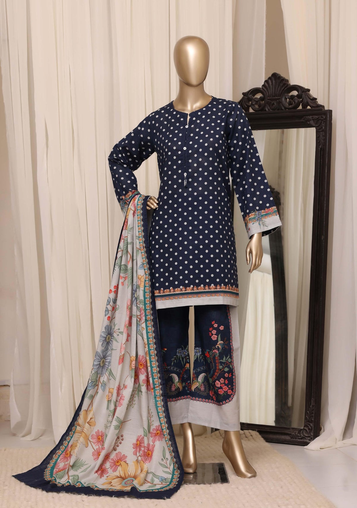 Sadabahar Luxury Khaddar Printed Winter 3Piece Vol-02 Collection SDKHV2-02
