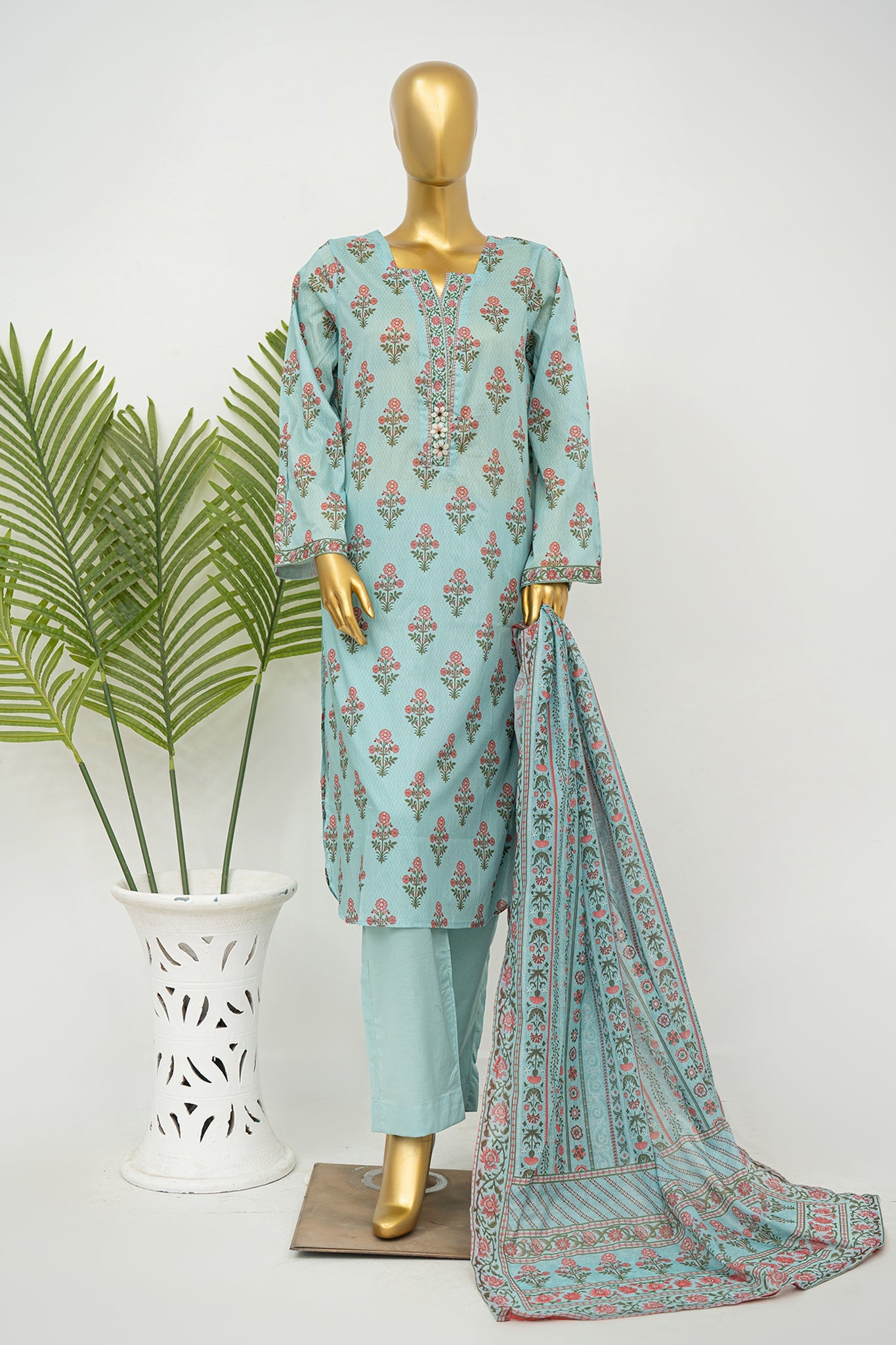 BIN SAEED Luxury Lawn Printed 3pcs Stitched Vol-30 3Piece Stitched COLLECTION 2026 D#-121