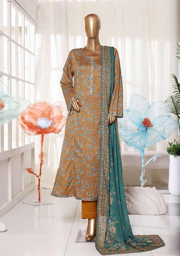 BIN SAEED Luxury Lawn Frock  Printed 3pcs Stitched Vol-01 3Piece Stitched COLLECTION 2026 D-#02