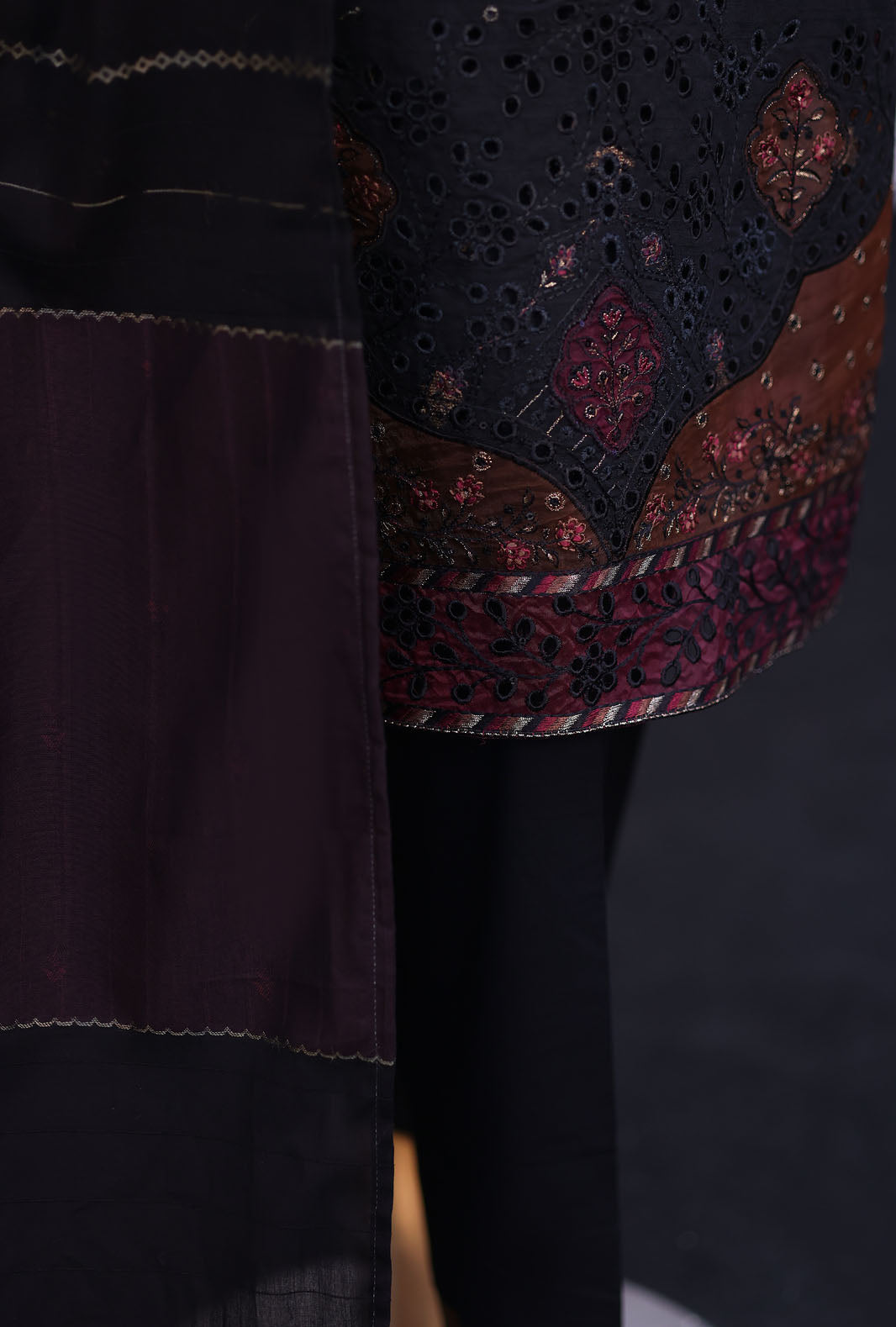Turkish Embroidered Jacquard 3Piece  Unstitched Suit by HZ Textiles 2026 D#-01