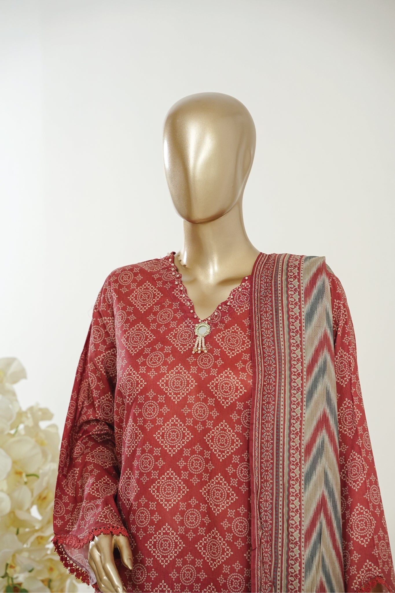 BIN SAEED Luxury Lawn Printed 3pcs Stitched Vol-18 3Piece Stitched COLLECTION 2026 D-#65
