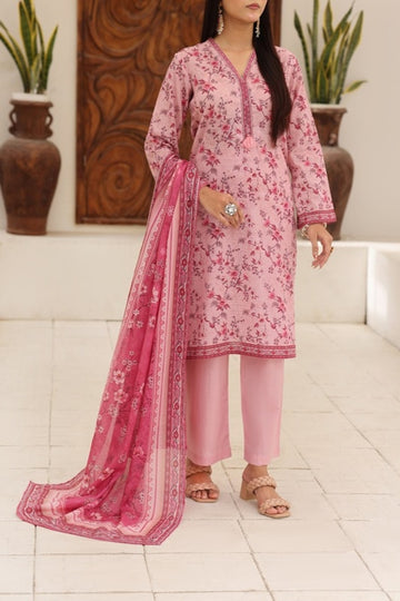 Aizal By Inaya Luxury Lawn Printed Vol-2 3Piece Stitched Collection 2026 AZIN-09