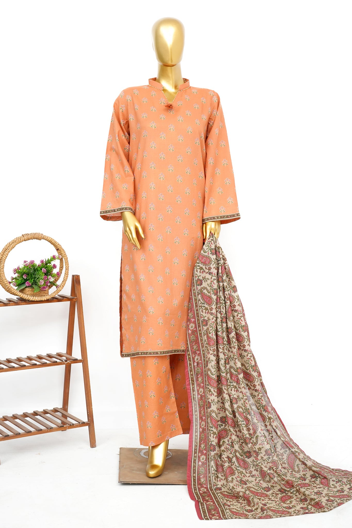 BIN SAEED Luxury Lawn Printed 3pcs Stitched Vol-30 3Piece Stitched COLLECTION 2026 D#-84
