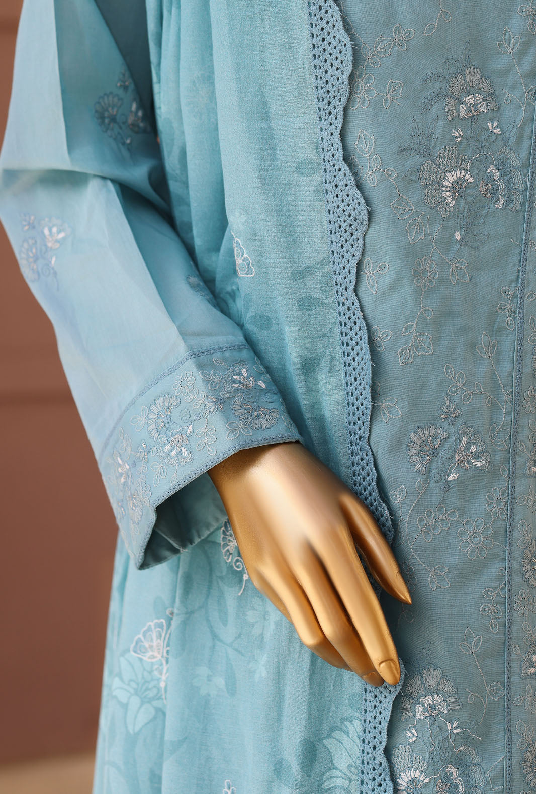 Meeras by HZ Textiles Embroidered Lawn Suit Unstitched 3 Piece Collection 2026 D#-08