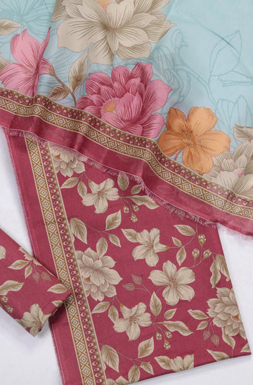 BIN SAEED Luxury Lawn  Digital Printed 3Piece Unstitched_ COLLECTION 2026 D-02