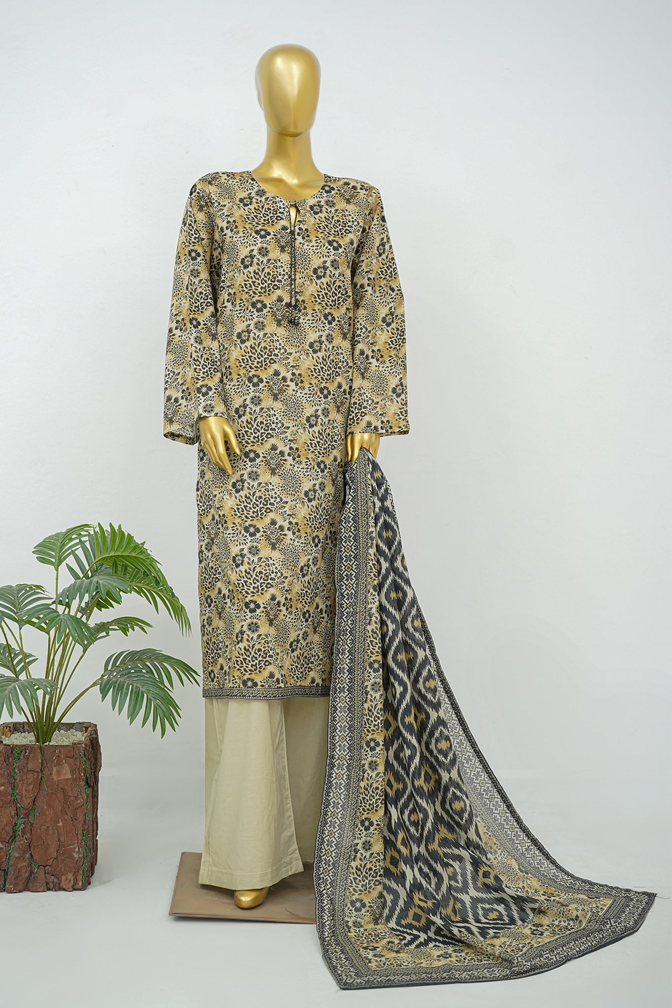 BIN SAEED Luxury Lawn Printed 3pcs Stitched Vol-30 3Piece Stitched COLLECTION 2026 D#-120