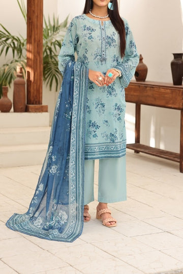 Aizal By Inaya Luxury Lawn Printed Vol-2 3Piece Stitched Collection 2026 AZIN-08