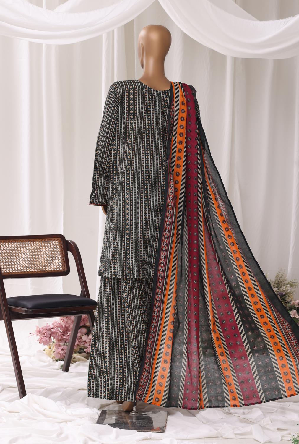 BIN SAEED Luxury Lawn Printed With Farshi Shalwar 3Piece Stitched COLLECTION 2026 D-#14