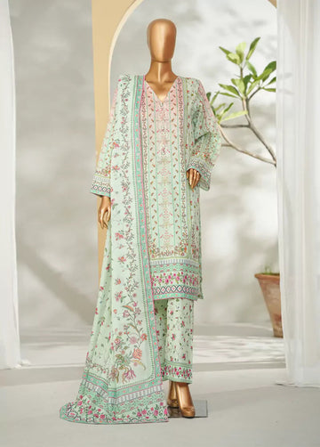BIN SAEED Luxury Lawn Printed 3pcs Stitched Vol-18 3Piece Stitched COLLECTION 2026 D-02
