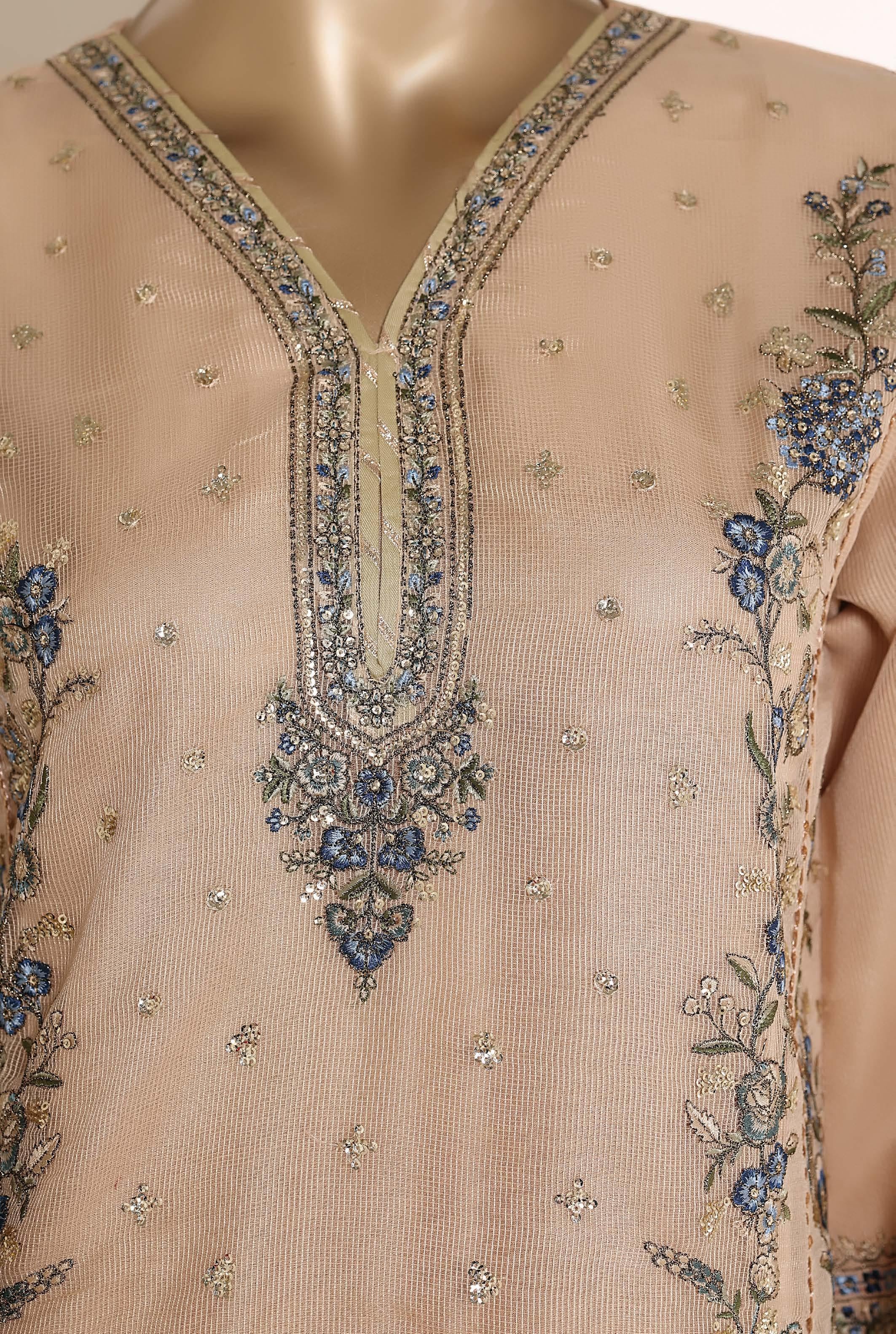 SADABAHAR LUXURY FORMAL FESTIVE °MAHPARA° ORGANZA EMBROIDERED 3PIECE STITCHED Vol-03 COLLECTION 2026 D#-01