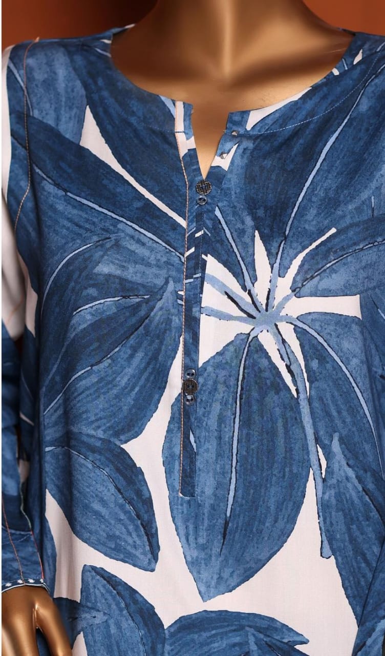 HZ LINEN CO-ORD'S 2PIECE DIGITAL PRINTED STITCHED COLLECTION 2025. HZLCR- 2017