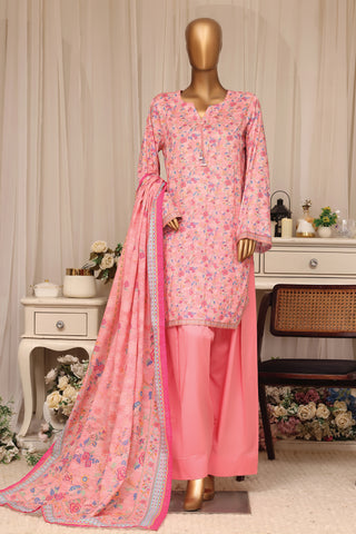 BIN SAEED Luxury Lawn Printed With Farshi Shalwar 3Piece Stitched COLLECTION 2026 D-#07