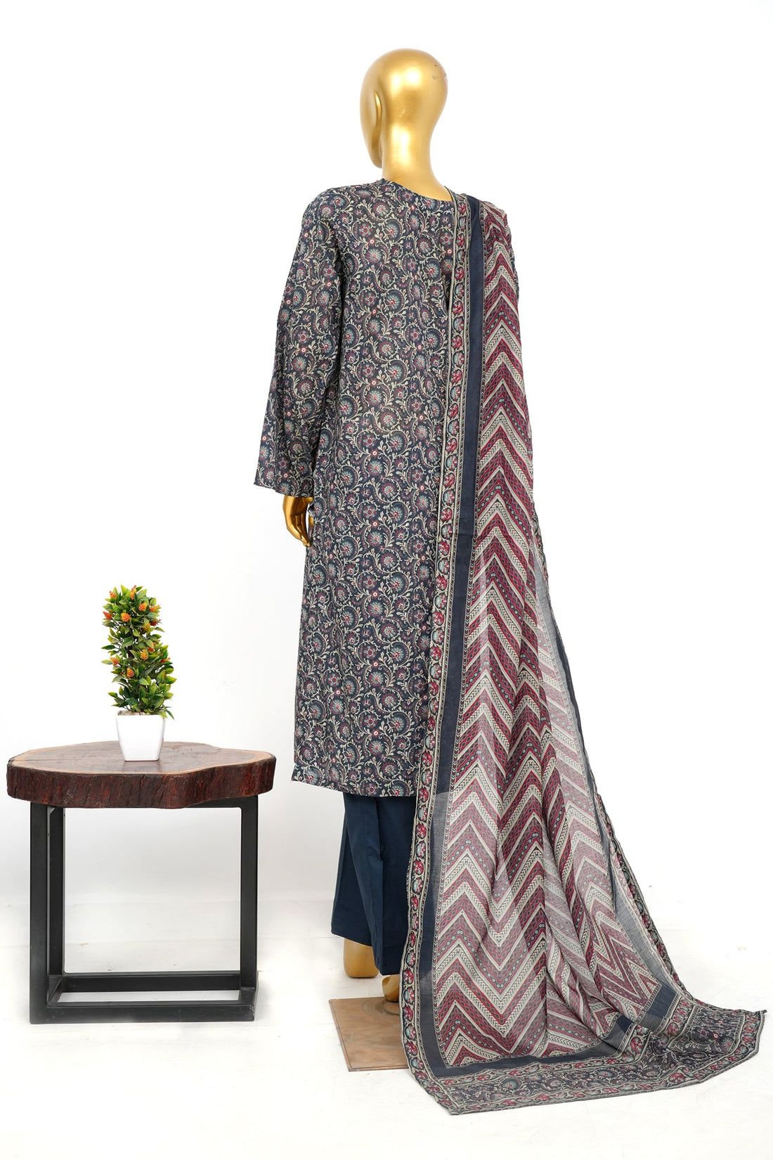 BIN SAEED Luxury Lawn Printed 3pcs Stitched Vol-30 3Piece Stitched COLLECTION 2026 D#-90