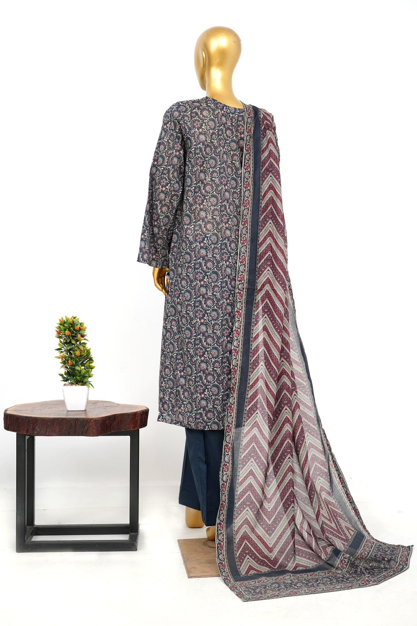BIN SAEED Luxury Lawn Printed 3pcs Stitched Vol-30 3Piece Stitched COLLECTION 2026 D#-90