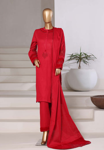 Sadabahar Stitched Premium Winter Cross Slub Texture Fabric With Velvet Collection 2025 CSTV -03