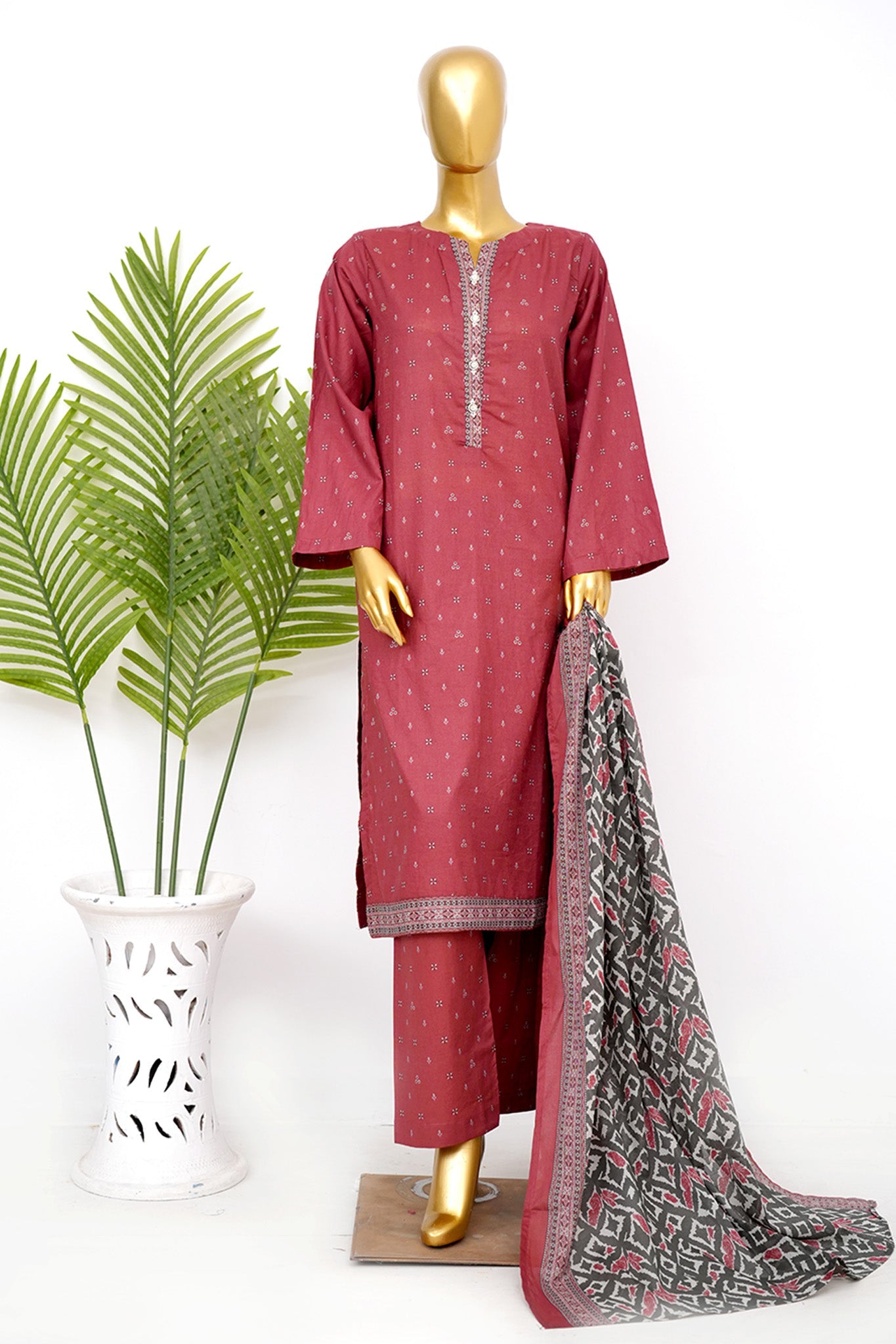 BIN SAEED Luxury Lawn Printed 3pcs Stitched Vol-30 3Piece Stitched COLLECTION 2026 D#-100