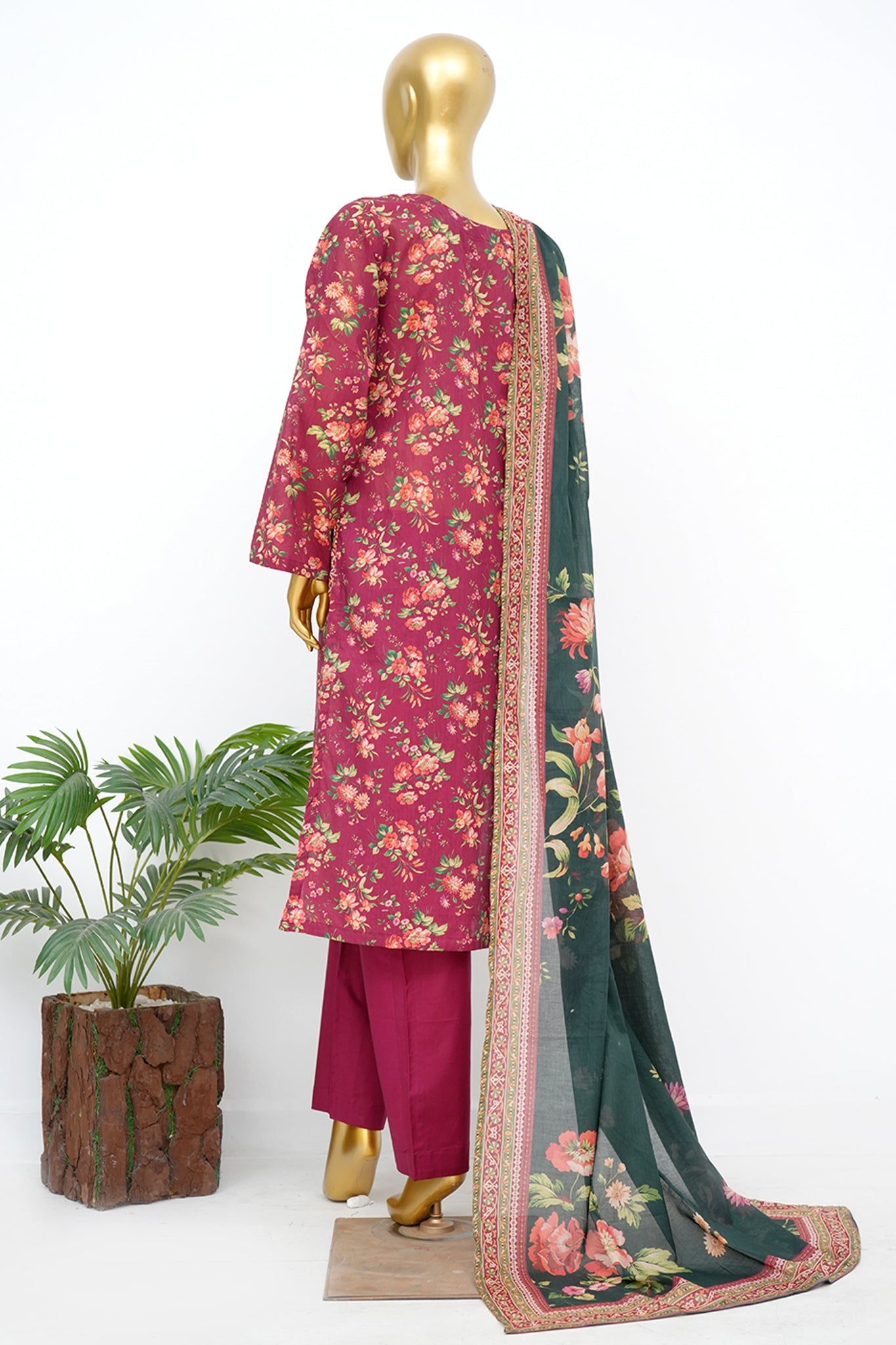 BIN SAEED Luxury Lawn Printed 3pcs Stitched Vol-30 3Piece Stitched COLLECTION 2026 D#-108