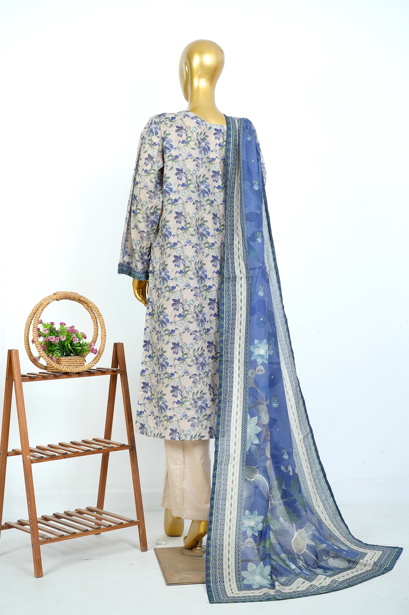 BIN SAEED Luxury Lawn Printed 3pcs Stitched Vol-30 3Piece Stitched COLLECTION 2026 D#-144
