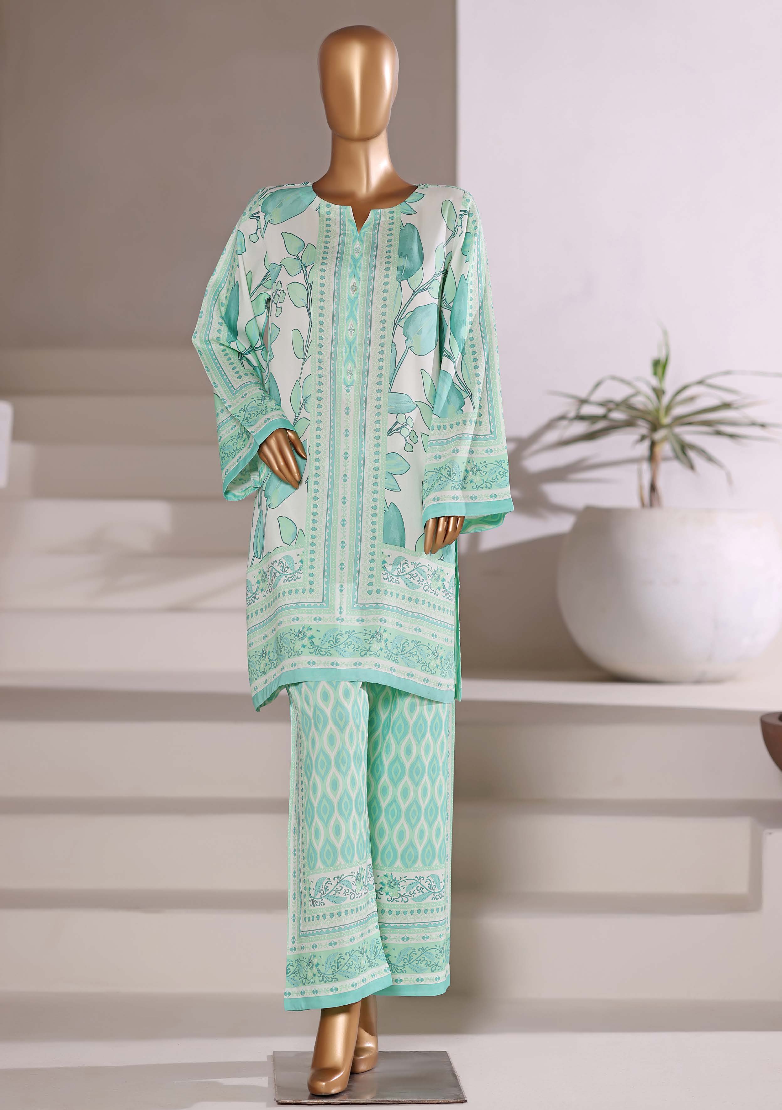 SADABAHAR LUXURY VISCOUS 2PIECE DIGITAL PRINTED STITCHED COLLECTION 2025 VOL-01 . SDVS- 2110