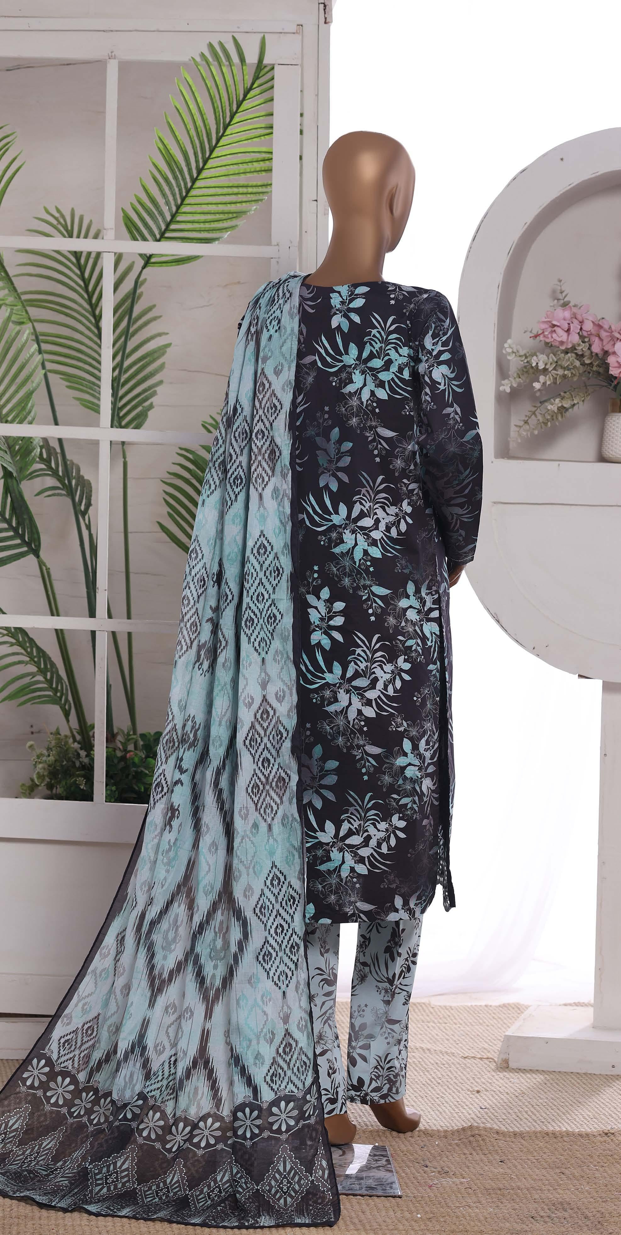 HZ °GULDOZI° Luxury Lawn Embroidery 3Piece Stitched Collection 2026 D#05