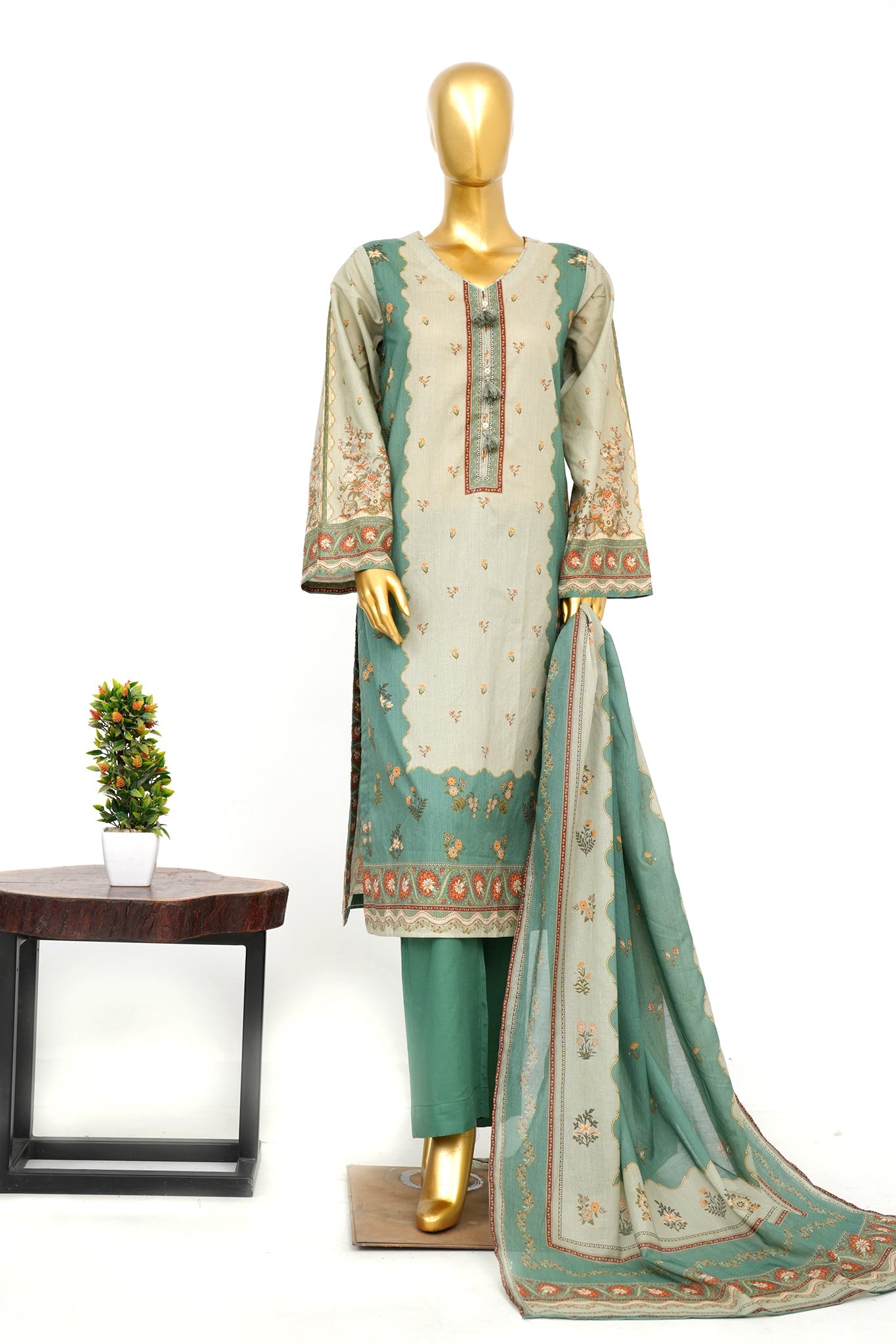 BIN SAEED Luxury Lawn Printed 3pcs Stitched Vol-30 3Piece Stitched COLLECTION 2026 D#-94