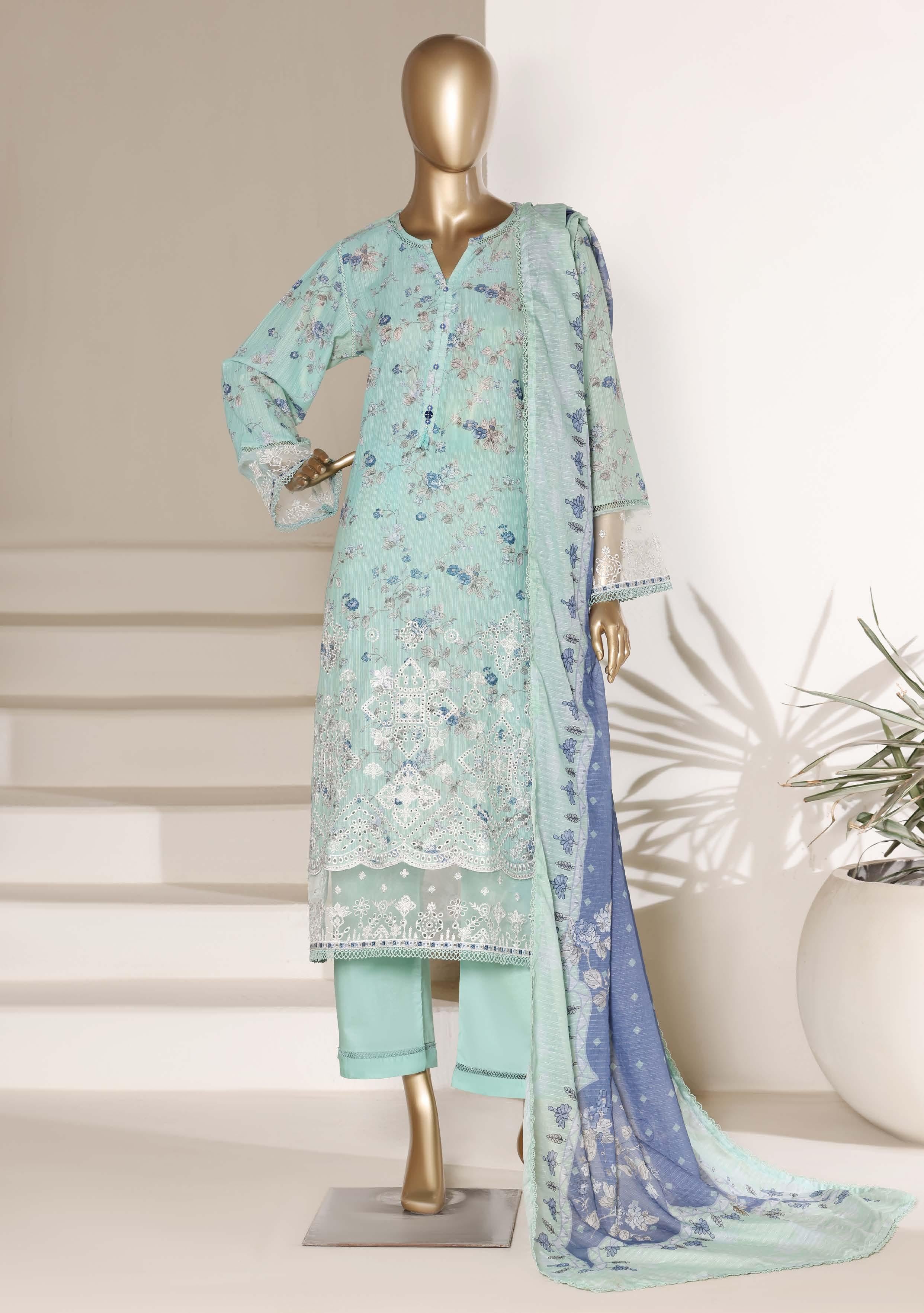 Sadabahar Luxury Amyrah Lawn With Digital Printed Lawn Dupatta 3Piece Stitched Eid Festive Edition Collection 2026. D#-04