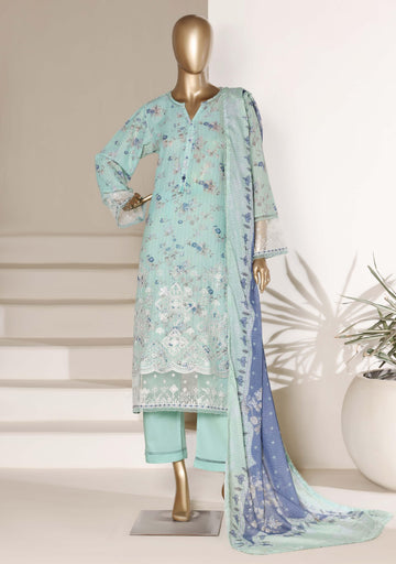 Sadabahar Luxury Amyrah Lawn With Digital Printed Lawn Dupatta 3Piece Stitched Eid Festive Edition Collection 2026. D#-04
