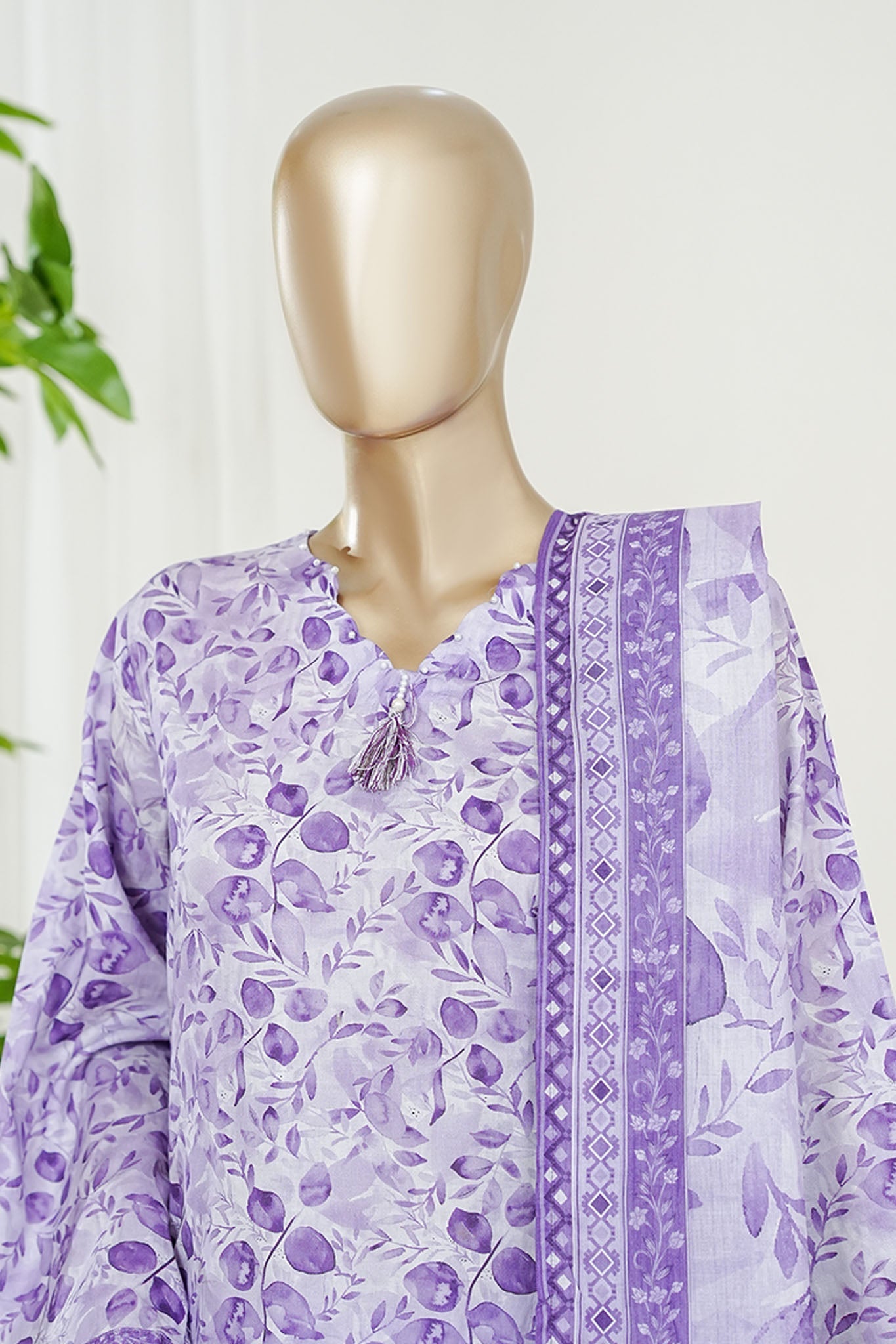 BIN SAEED Luxury Lawn Printed With Farshi Shalwar Vol-01 3Piece Stitched COLLECTION 2026 D-#03