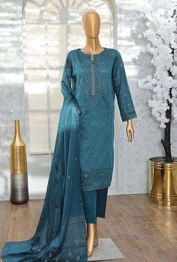 Valencia By HZ Textiles Embroidered Jacquard Suit Unstitched 3 Piece Collection 2025 D-08